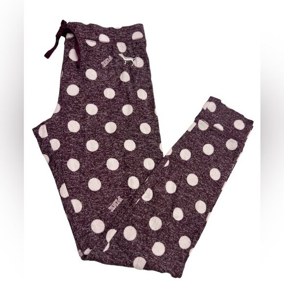 Victoria's Secret Other - Victoria Secret - Pink- Purple and white polka dot Pajama Pants